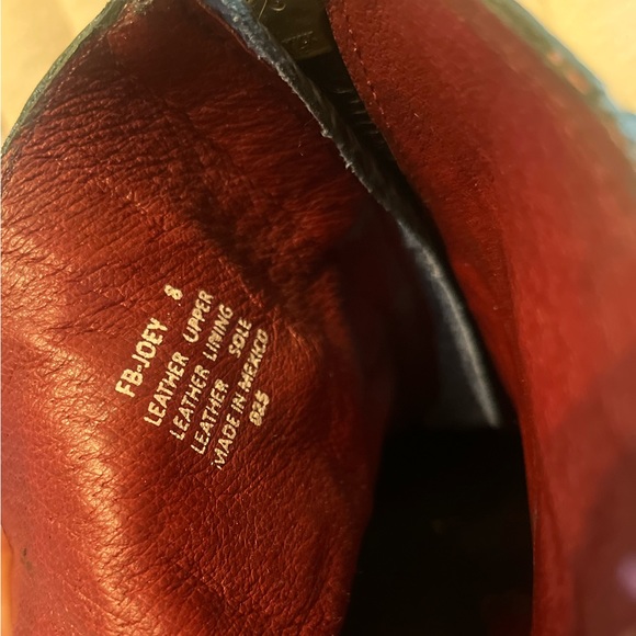 Freebird Joey leather bootie in turquoise. - Picture 6 of 6